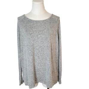 Old Navy Top Sz L Heather Grey  Minimalist Casual